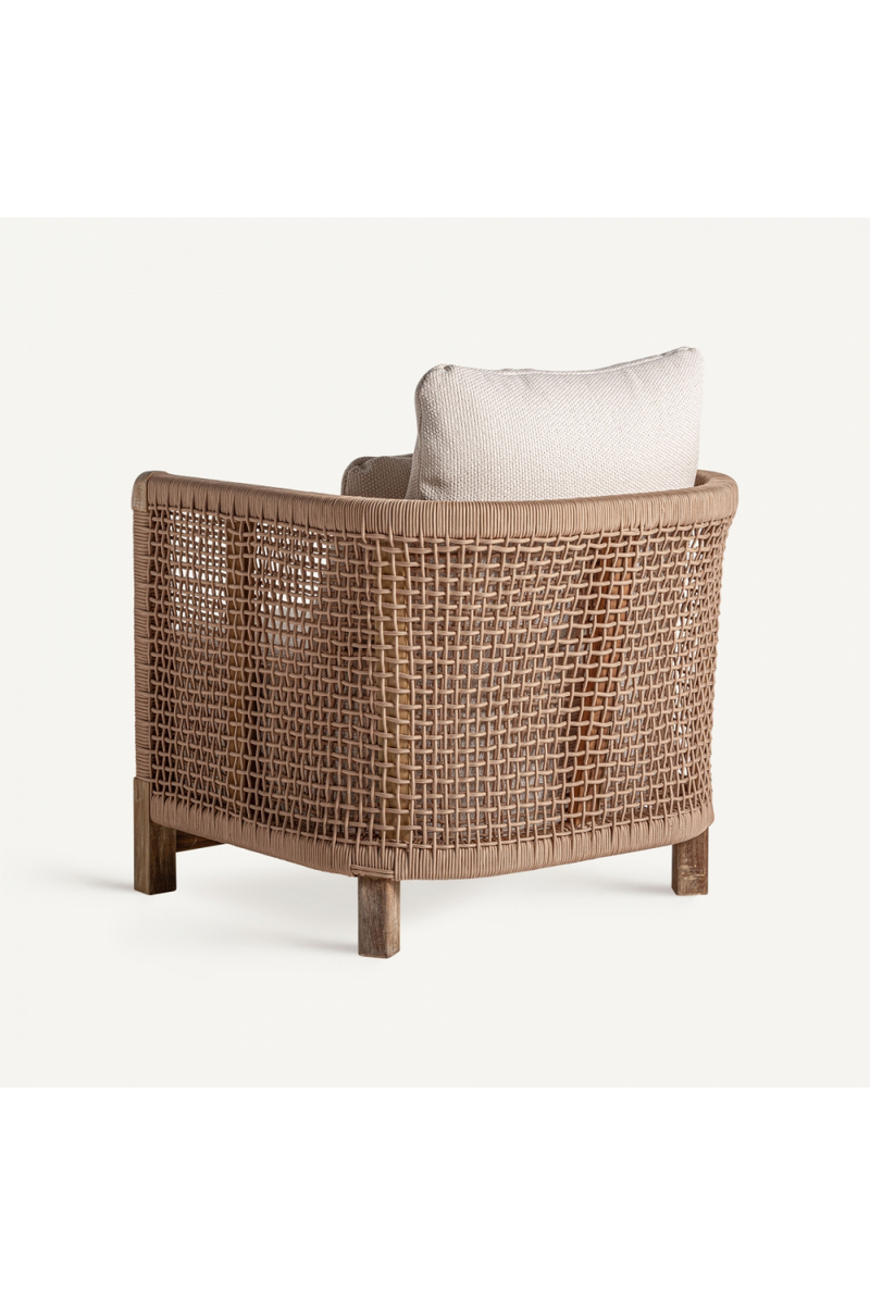 Braided Rope Lounge Armchair | Vical Home Trena | Woodfurniture.com