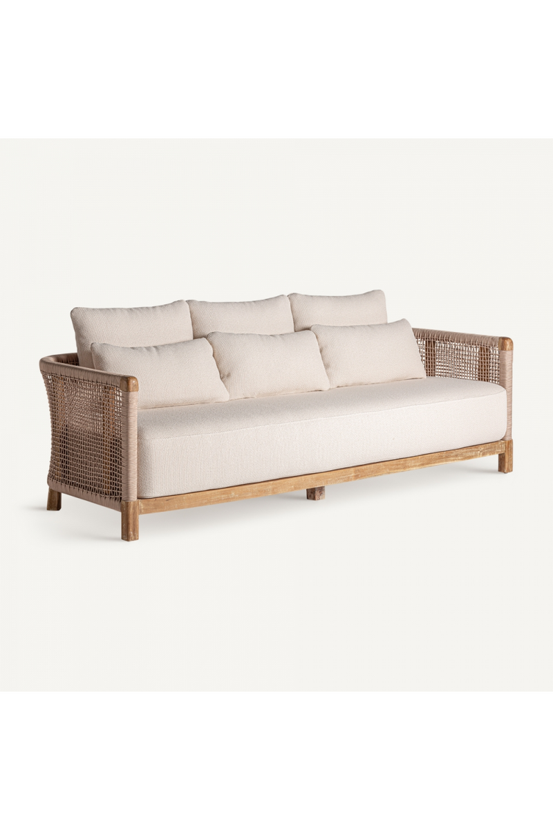 Rope Back Outdoor Sofa | Vical Home Trena | Woodfurniture.com