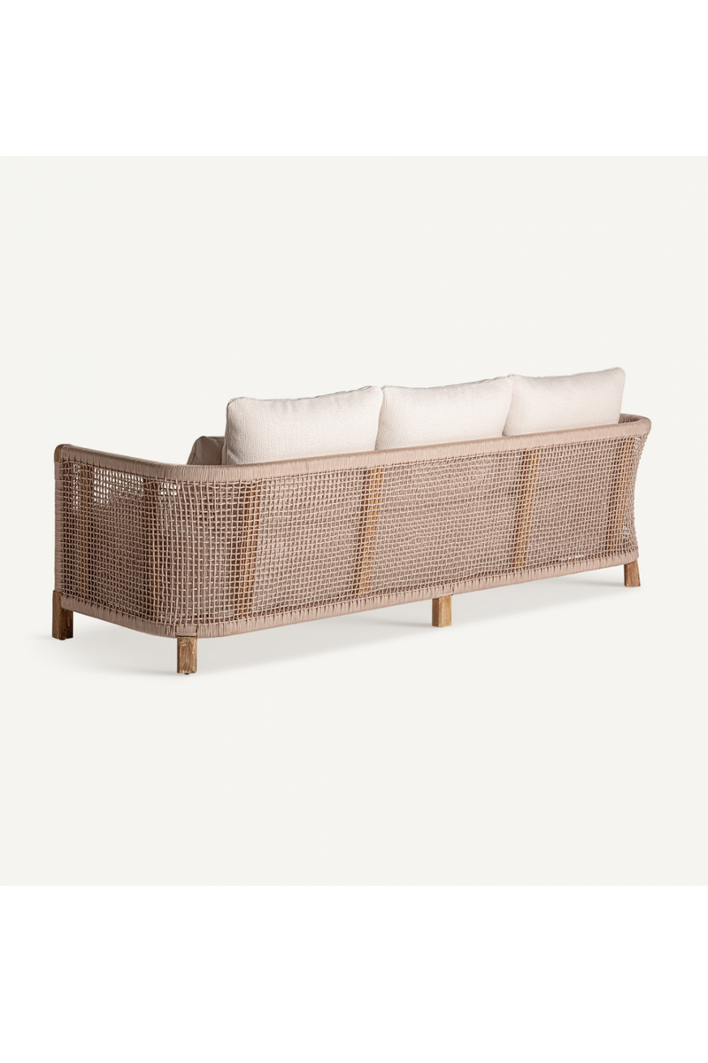 Rope Back Outdoor Sofa | Vical Home Trena | Woodfurniture.com