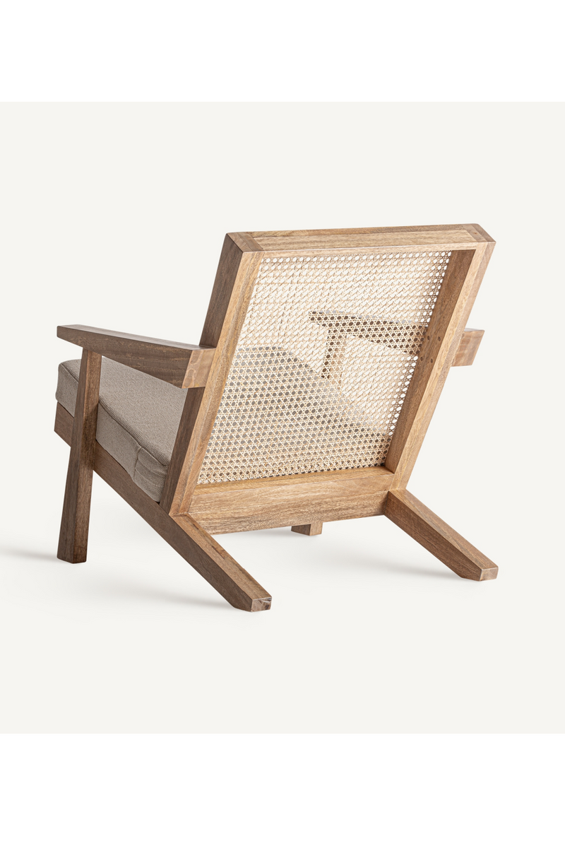 Mango Wood Inclined Armchair | Vical Home Wesweil | Woodfurniture.com