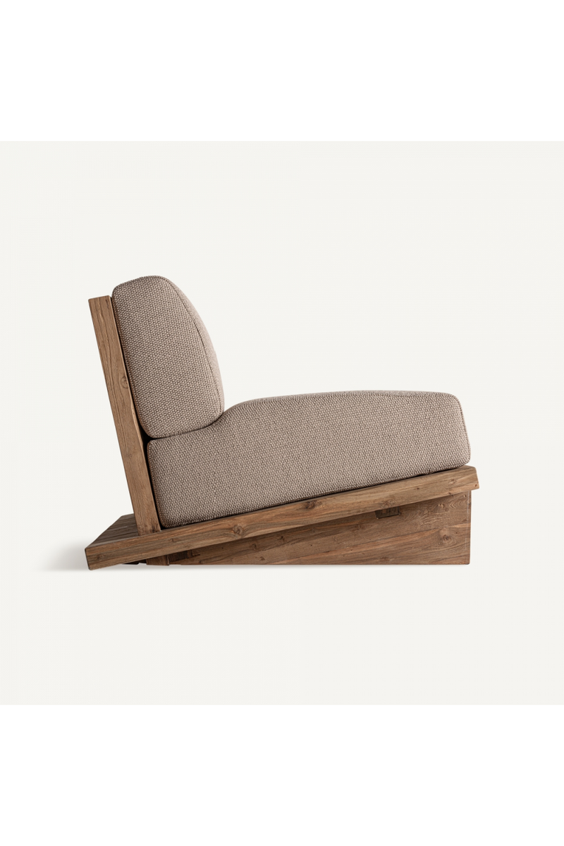 Teak Inclined Seat Armchair | Vical Home Pure | Woodfurniture.com