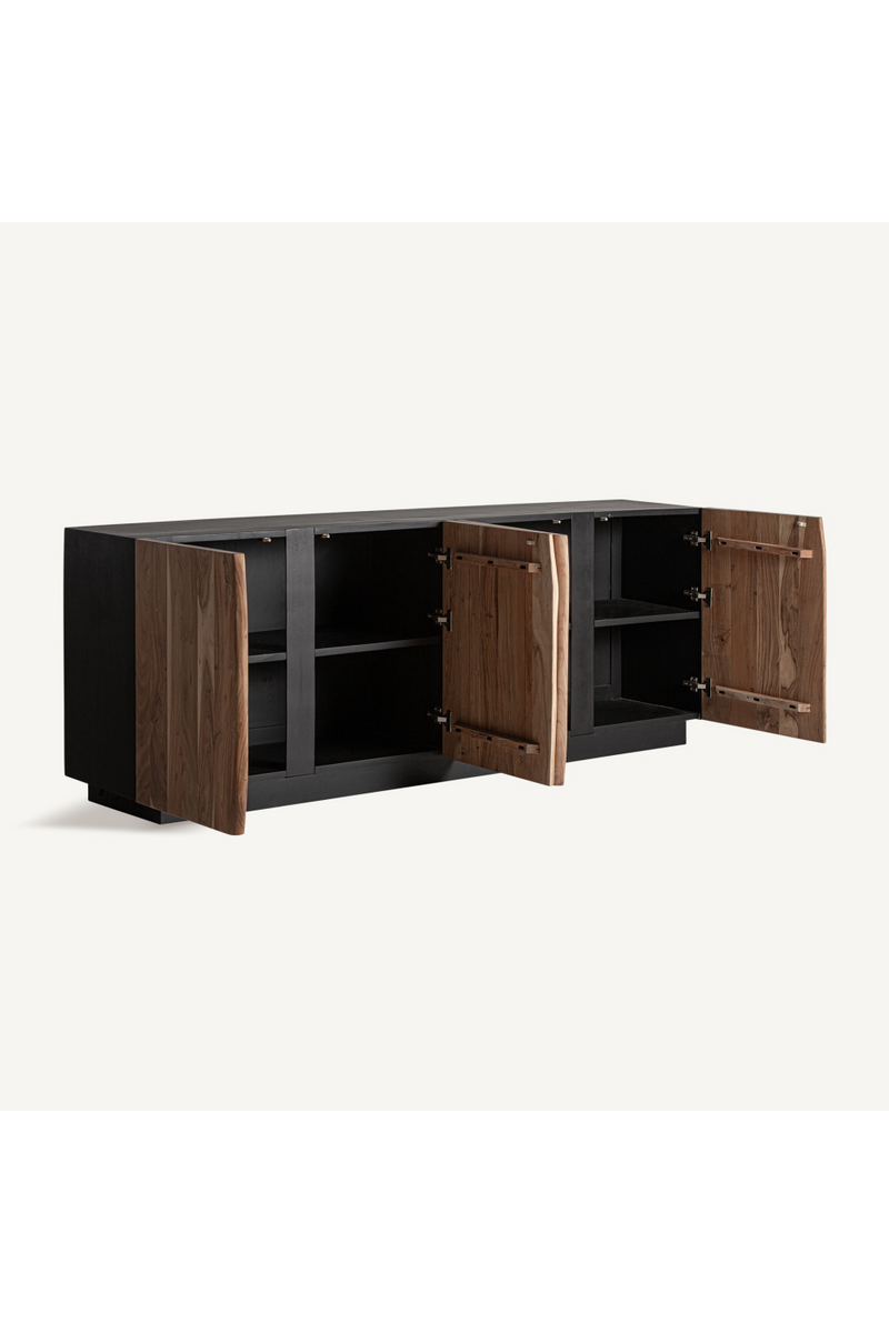 Acacia Wood 4-Door Sideboard | Vical Home Kerken | Woodfurniture.com