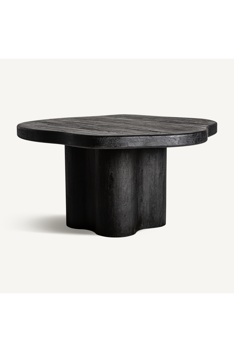 Black Acacia Chunky Dining Table | Vical Home Wortz | Woodfurniture.com