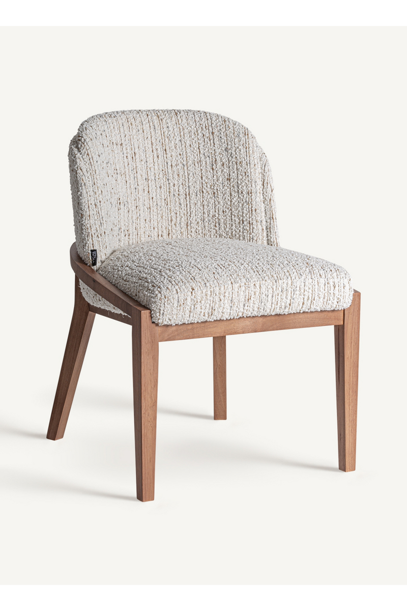 White Padded  Accent Chair | Vical Home Erbach | Woodfurniture.com