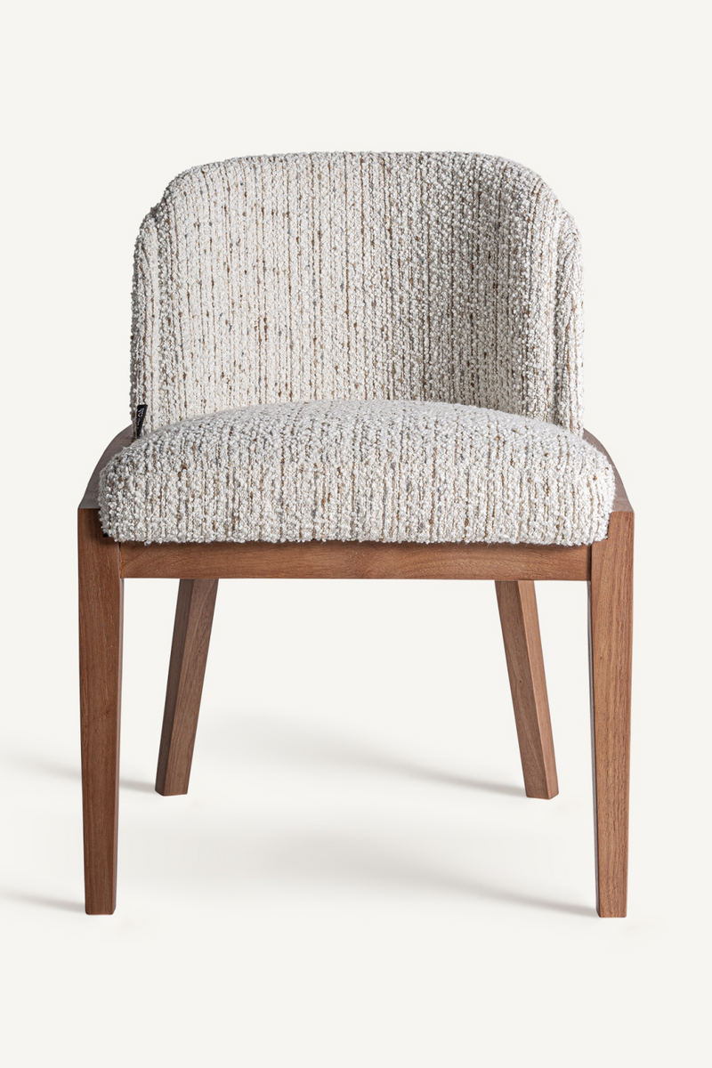 White Padded  Accent Chair | Vical Home Erbach | Woodfurniture.com