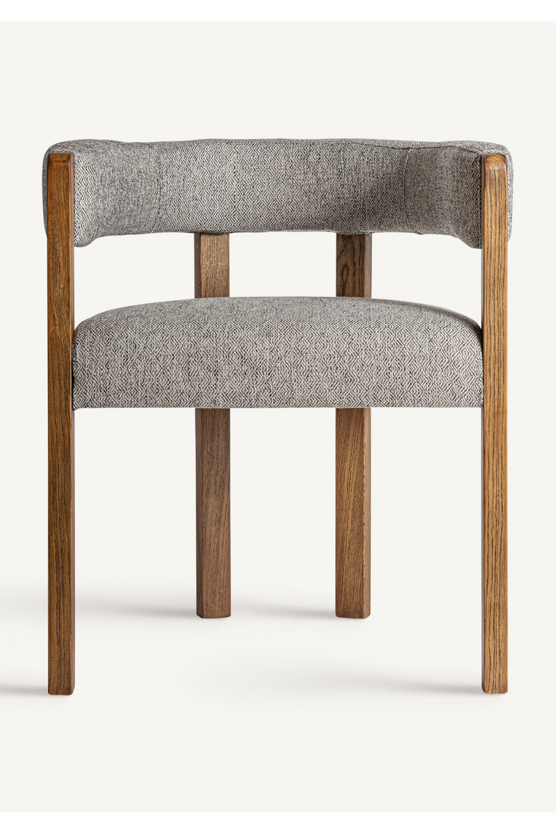 Gray Padded Accent Chair | Vical Home Wizerne | Woodfurniture.com