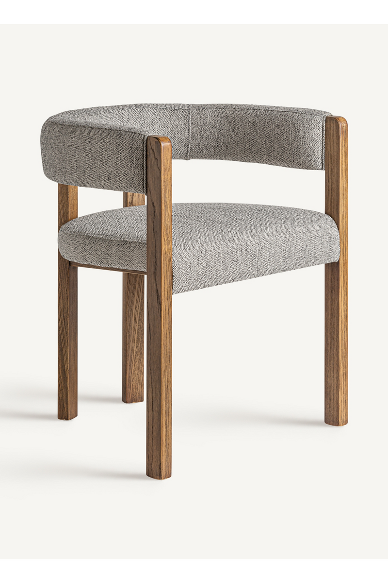 Gray Padded Accent Chair | Vical Home Wizerne | Woodfurniture.com