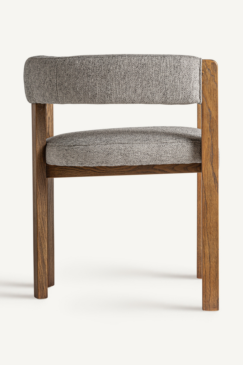 Gray Padded Accent Chair | Vical Home Wizerne | Woodfurniture.com