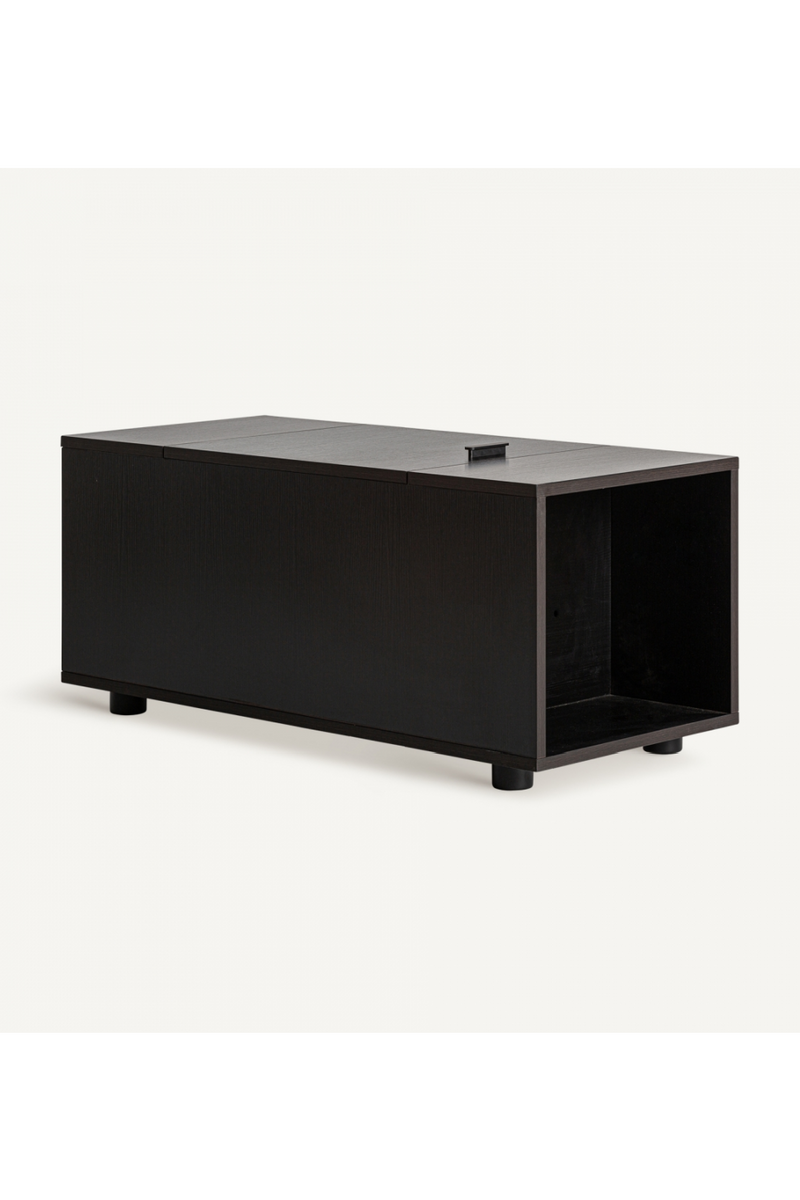 Black Wooden Module Side Table | Vical Home Deruta | Woodfurniture.com