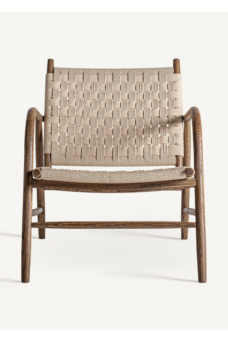 Woven Rope Boho Accent Chair | Vical Home Larreule | Woodfurniture.com