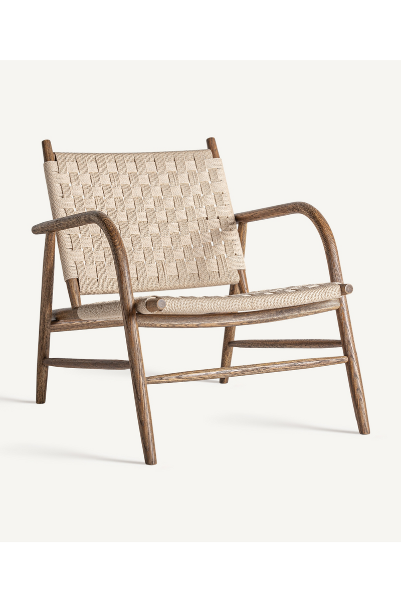 Woven Rope Boho Accent Chair | Vical Home Larreule | Woodfurniture.com