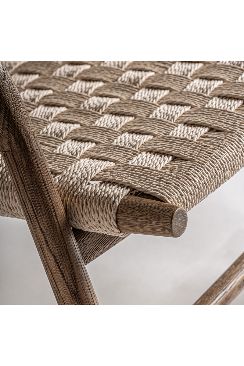 Woven Rope Boho Accent Chair | Vical Home Larreule | Woodfurniture.com