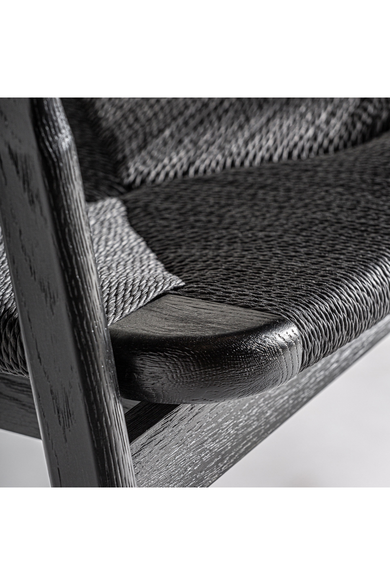 Black Oak Accent Chair | Vical Home Tasque | Woodfurniture.com