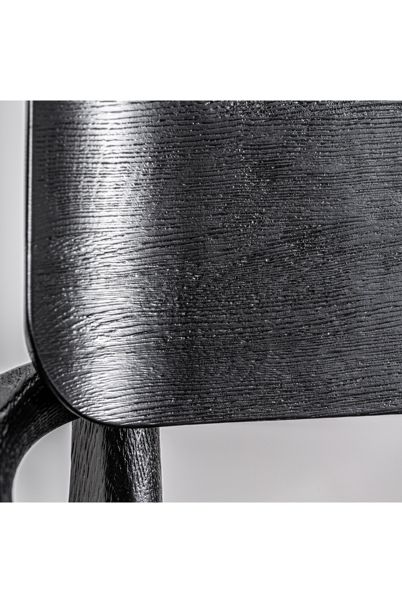 Black Oak Accent Chair | Vical Home Tasque | Woodfurniture.com