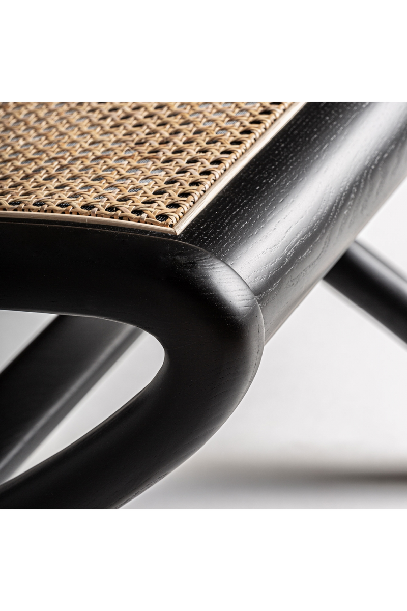 Black Ash Rattan Armchair | Vical Home Gladbeck | Woodfurniture.com