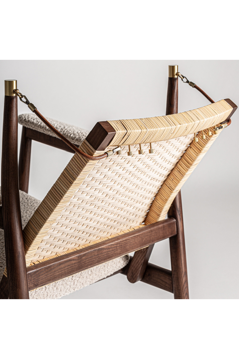 Rattan Wicker Boho Armchair | Vical Home Hunxe | Woodfurniture.com