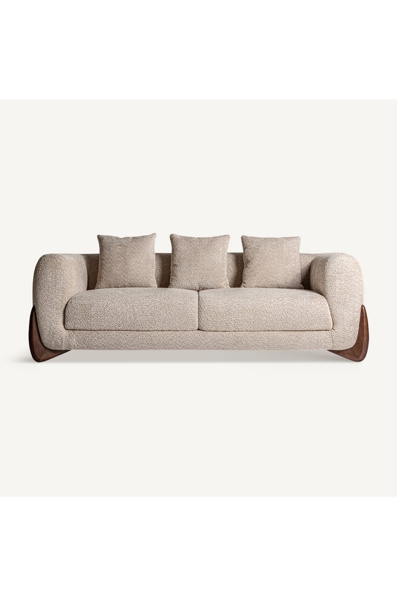 Beige Upholstered Sofa | Vical Home Lankern | Woodfurniture.com