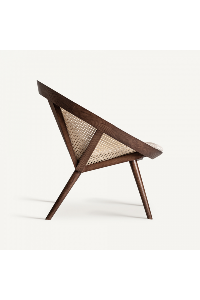 Brown Ash Rattan Armchair | Vical Home Werth | Woodfurniture.com