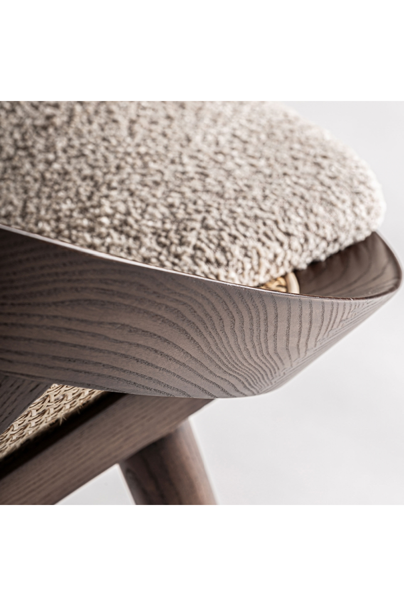 Brown Ash Rattan Armchair | Vical Home Werth | Woodfurniture.com