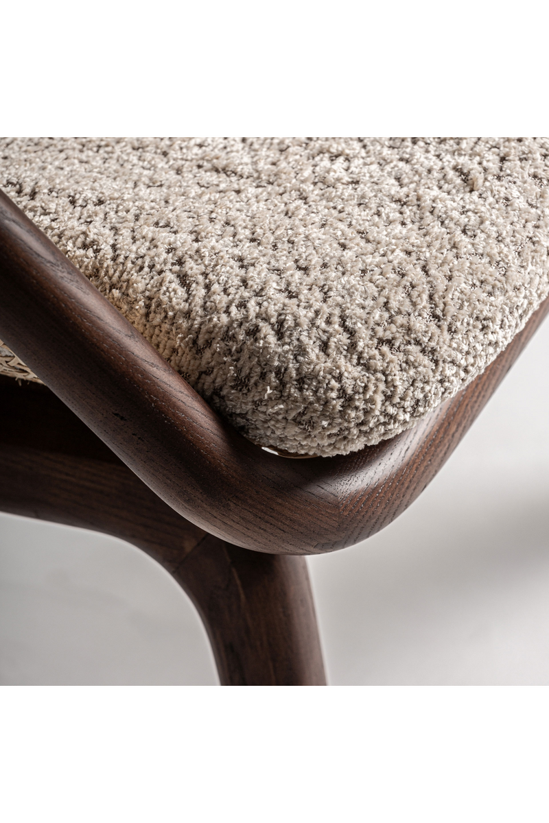 Canework Brown Wooden Armchair | Vical Home Anholt | Woodfurniture.com