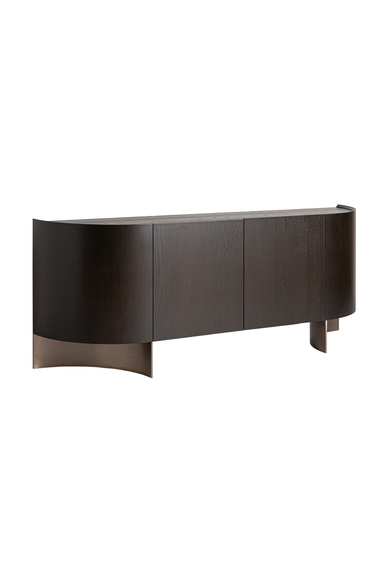 Brown Oak Art Deco Sideboard | Vical Home Neuvic | Woodfurniture.com