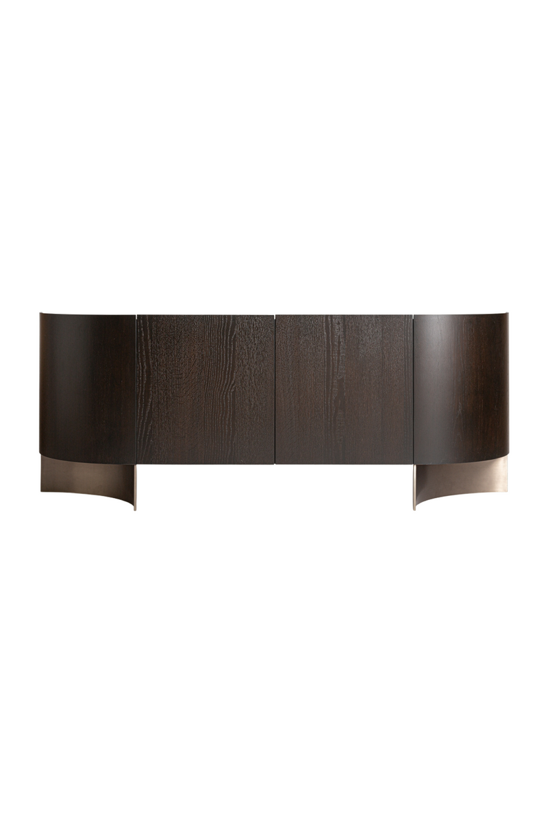 Brown Oak Art Deco Sideboard | Vical Home Neuvic | Woodfurniture.com