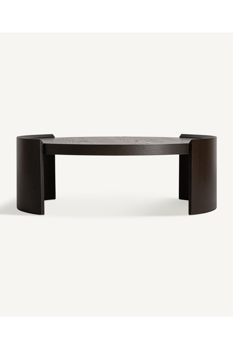 Brown Oak Modern Coffee Table | Vical Home Neuvic | Woodfurniture.com