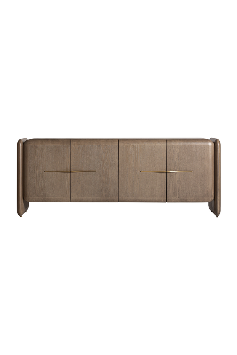 Brown Oak 4-Door Sideboard | Vical Home Ussel | Woodfurniture.com