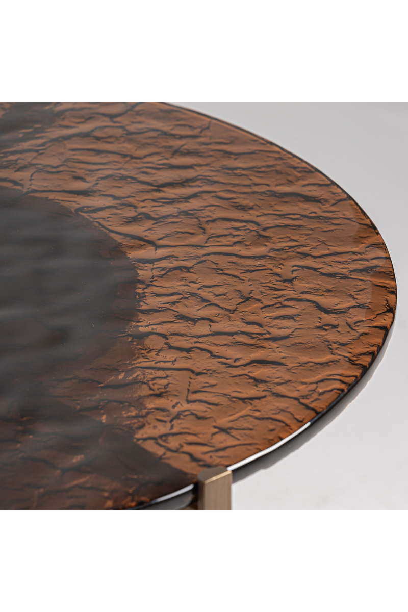 Brown Pedestal Side Table | Vical Home Giswil | Woodfurniture.com