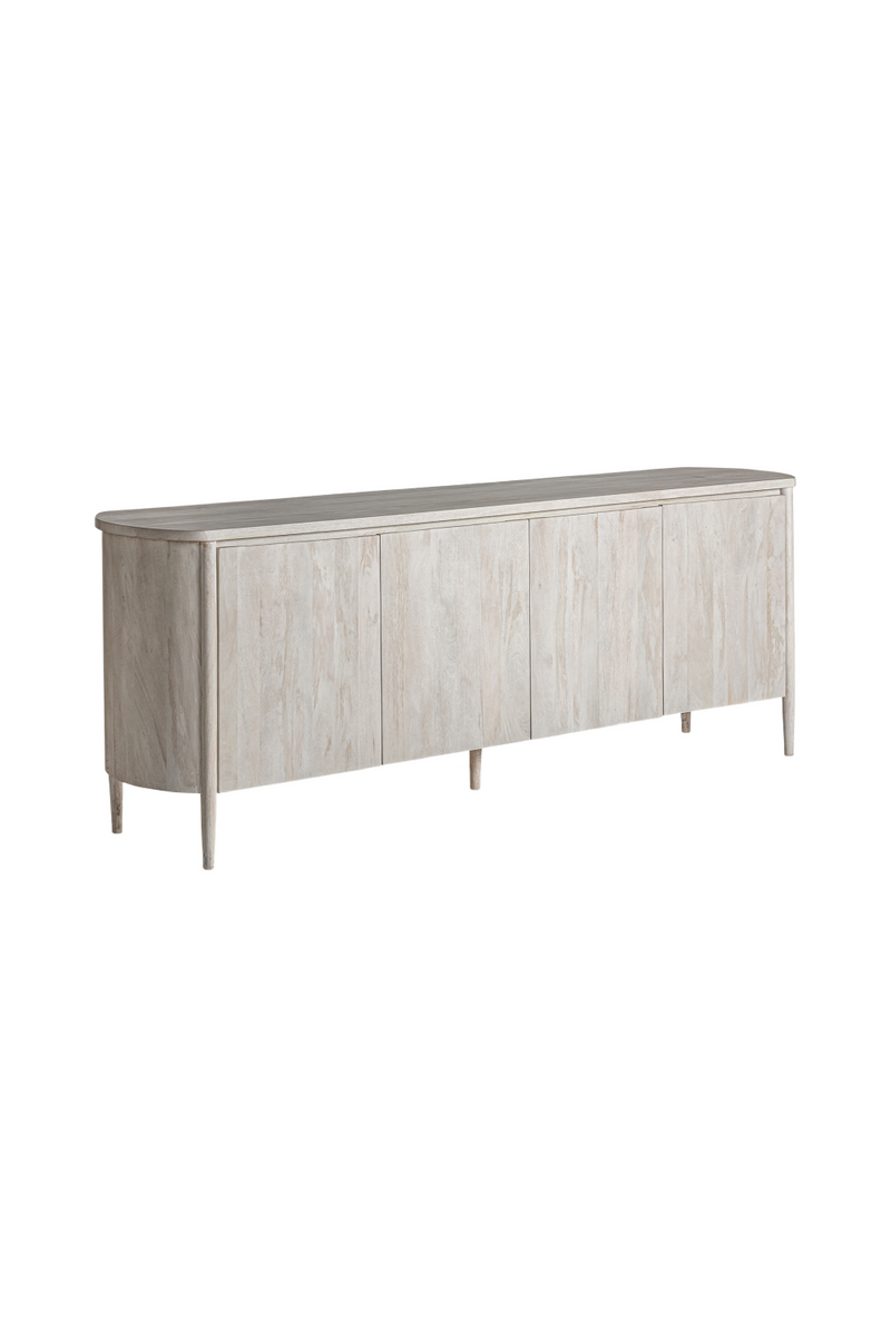 Off-White 3-Door Sideboard | Vical Home Ussel | Woodfurniture.com