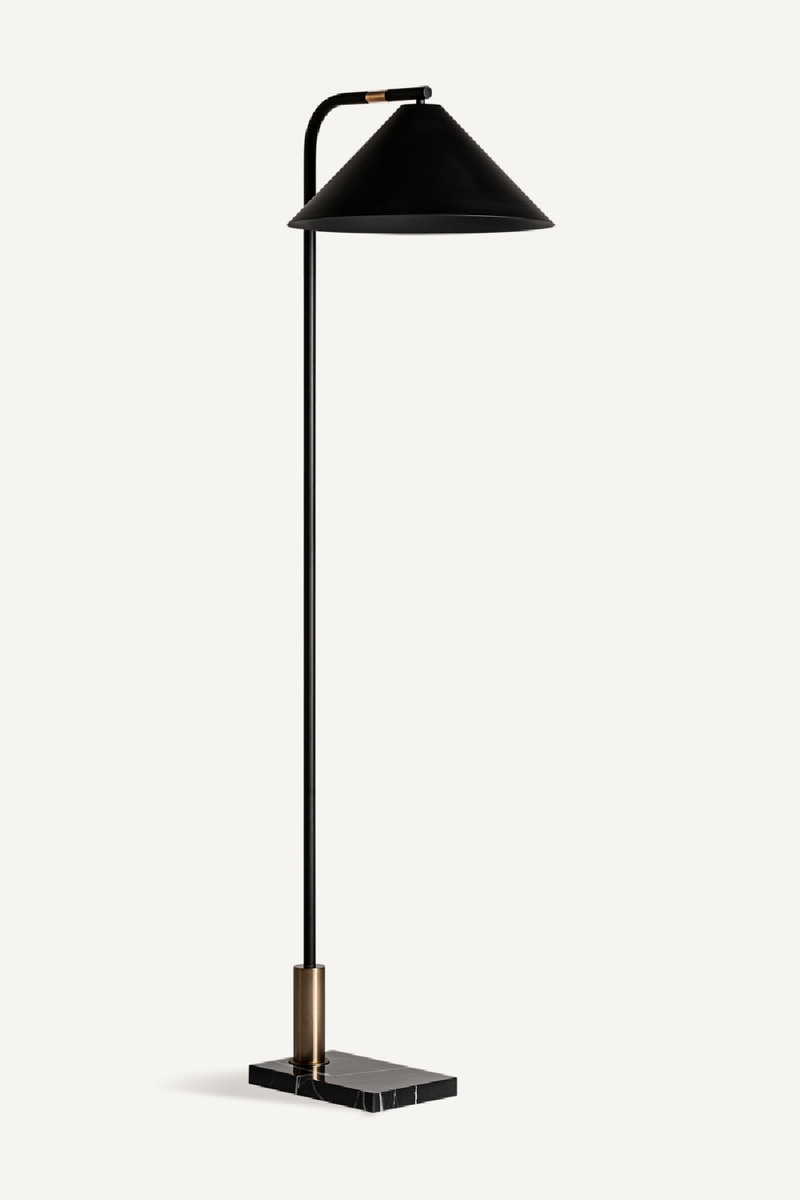 Black Conical Floor Lamp | Vical Home | Woodfurniture.com