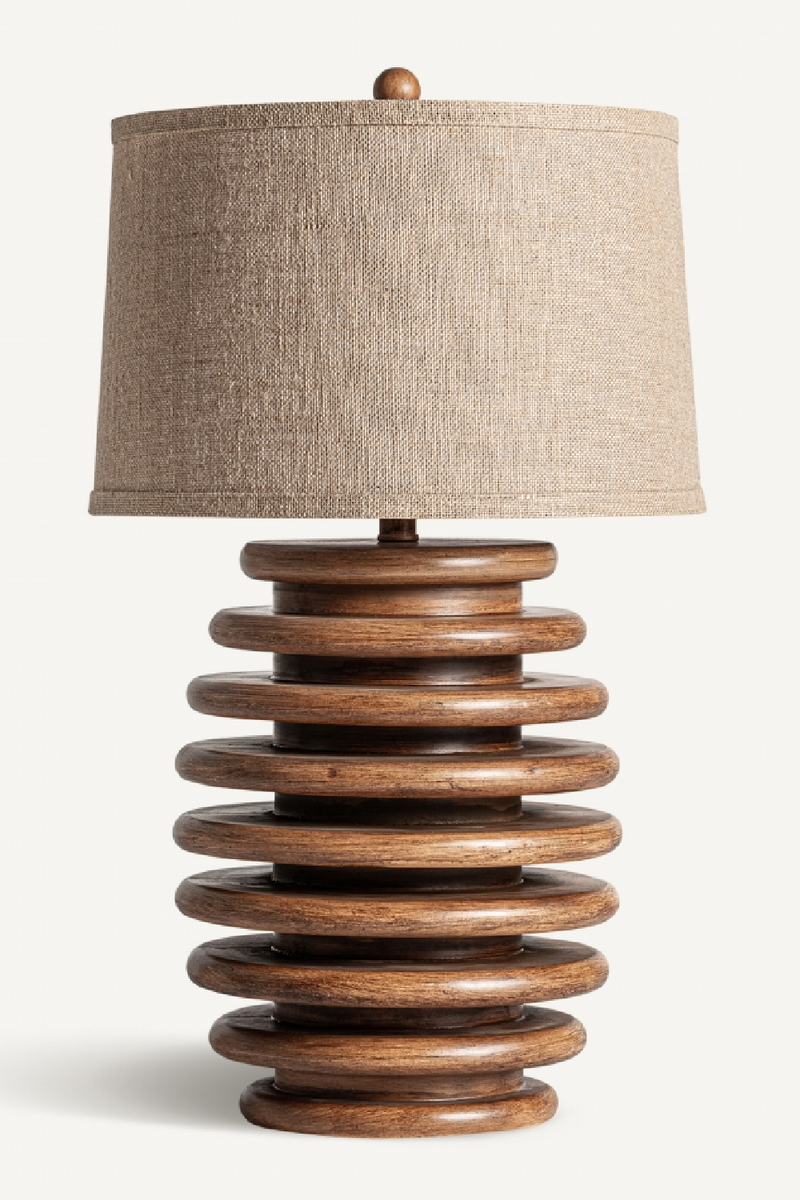 Linen Shade Table Lamp | Vical Home | Woodfurniture.com