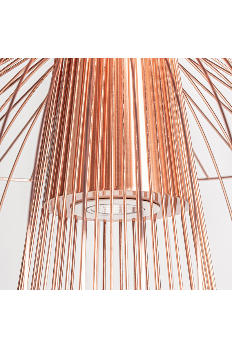 Copper Art Deco Chandelier | Vical Home | Woodfurniture.com