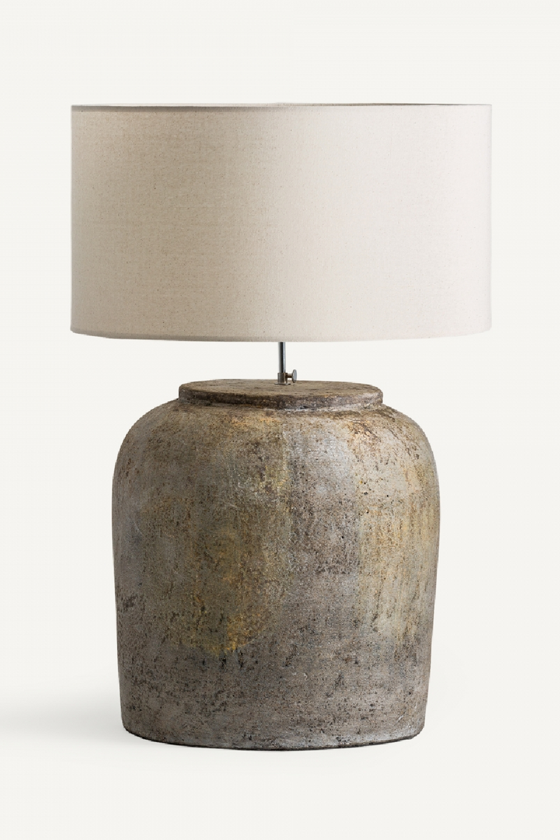 Gray Terracotta Table Lamp | Vical Home Sigrid | Woodfurniture.com