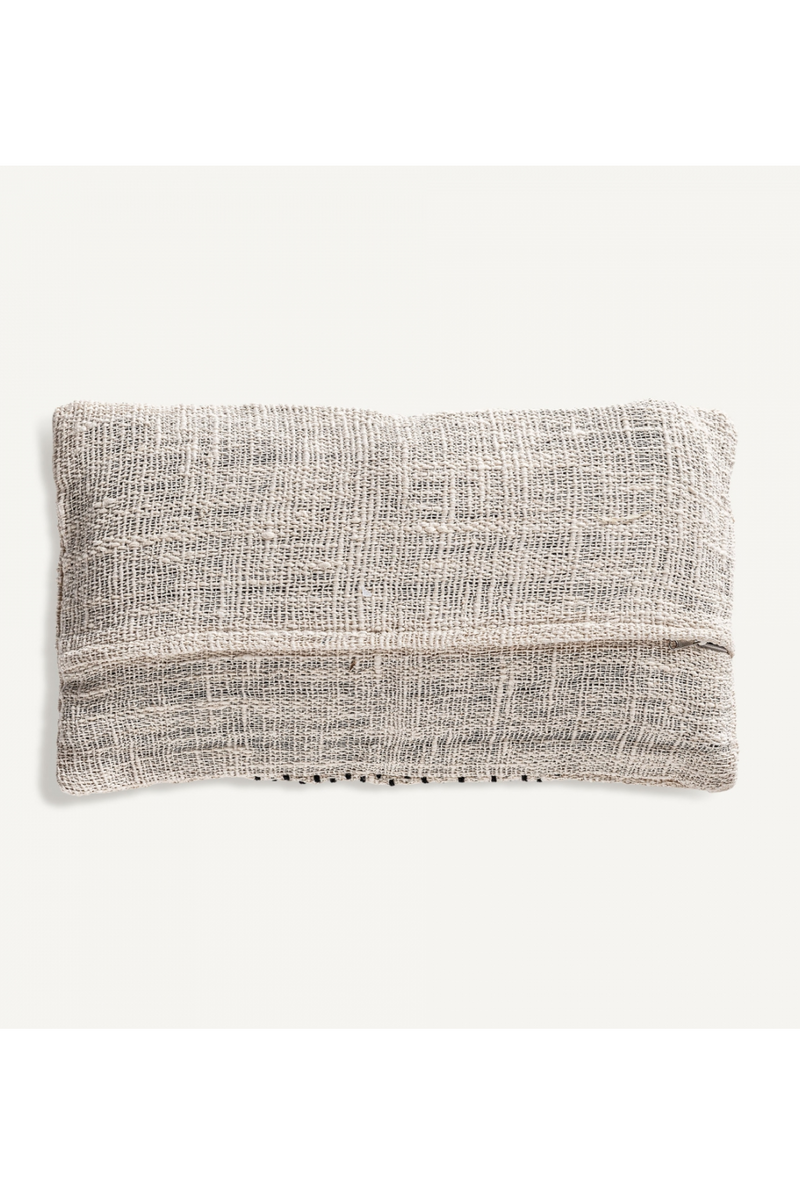 Patterned Off-White Cotton Cushion | Vical Home Clancy | Woodfurniture.com