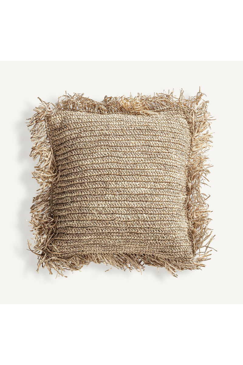 Natural Fiber Boho Cushion | Vical Home Igotz | Woodfurniture.com