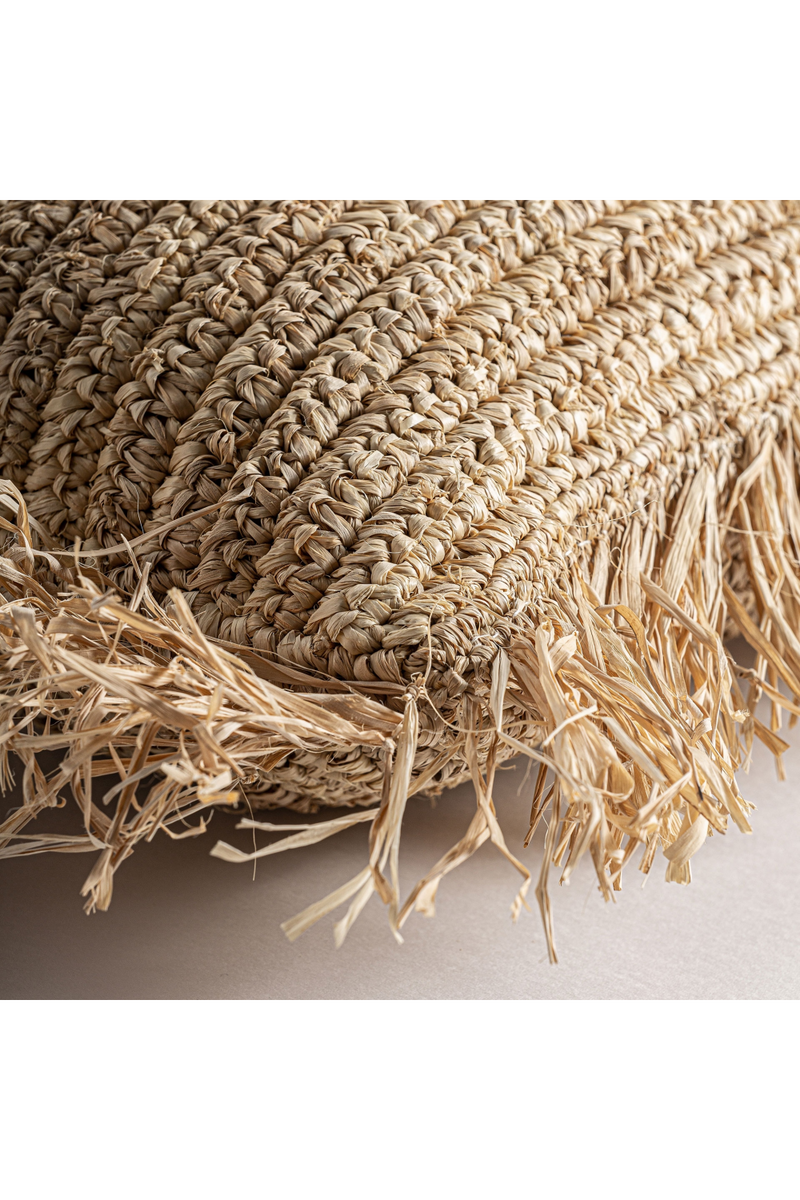 Natural Fiber Boho Cushion | Vical Home Igotz | Woodfurniture.com