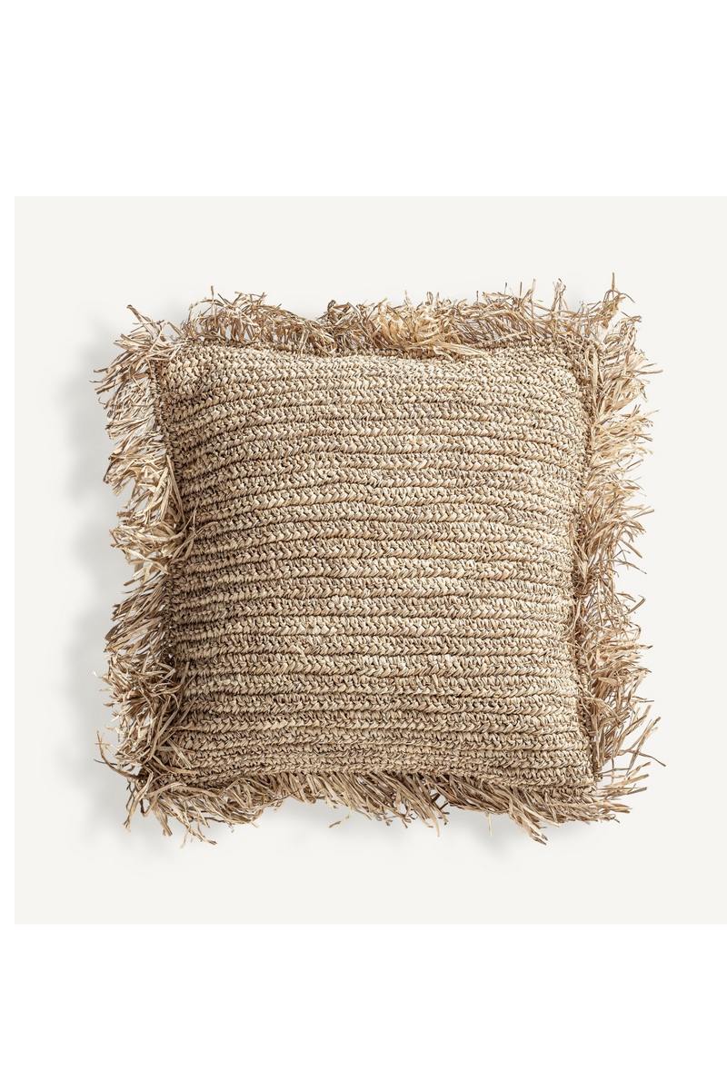 Natural Fiber Boho Cushion | Vical Home Igotz | Woodfurniture.com