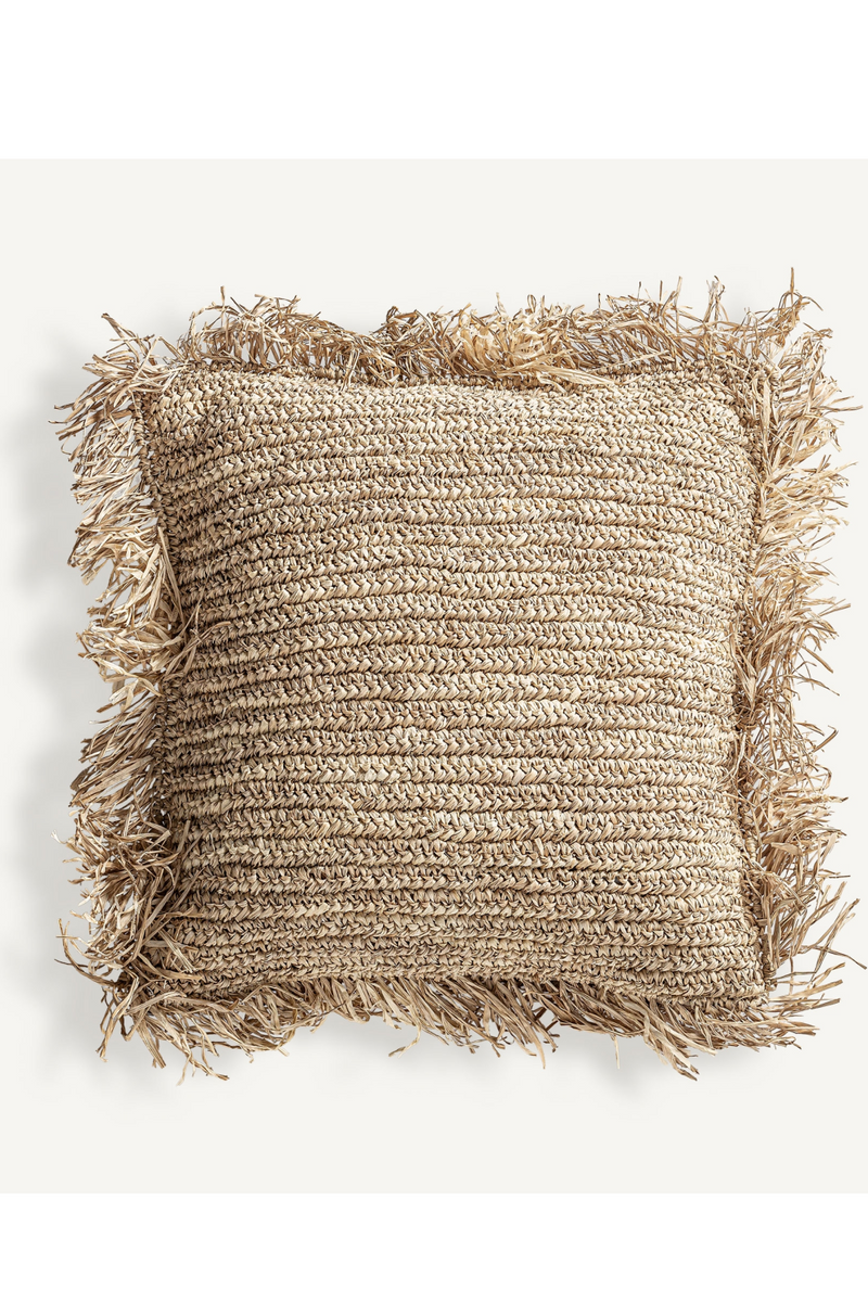 Natural Fiber Boho Cushion | Vical Home Igotz | Woodfurniture.com