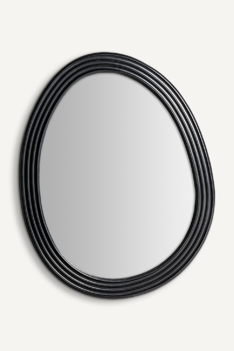 Black Organic-Shaped Mirror | Vical Home | Woodfurniture.com