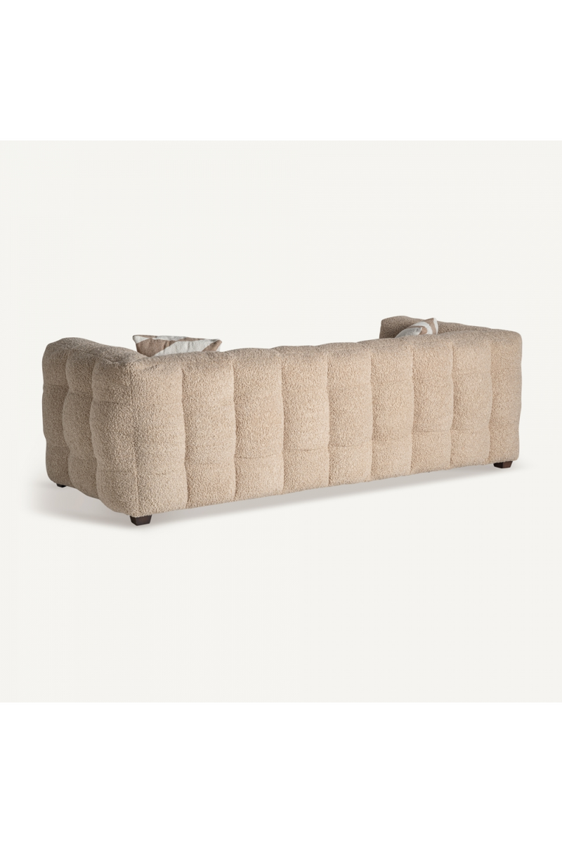 Brown Channel-Tufted Sofa | Vical Home Maurs | Woodfurniture.com