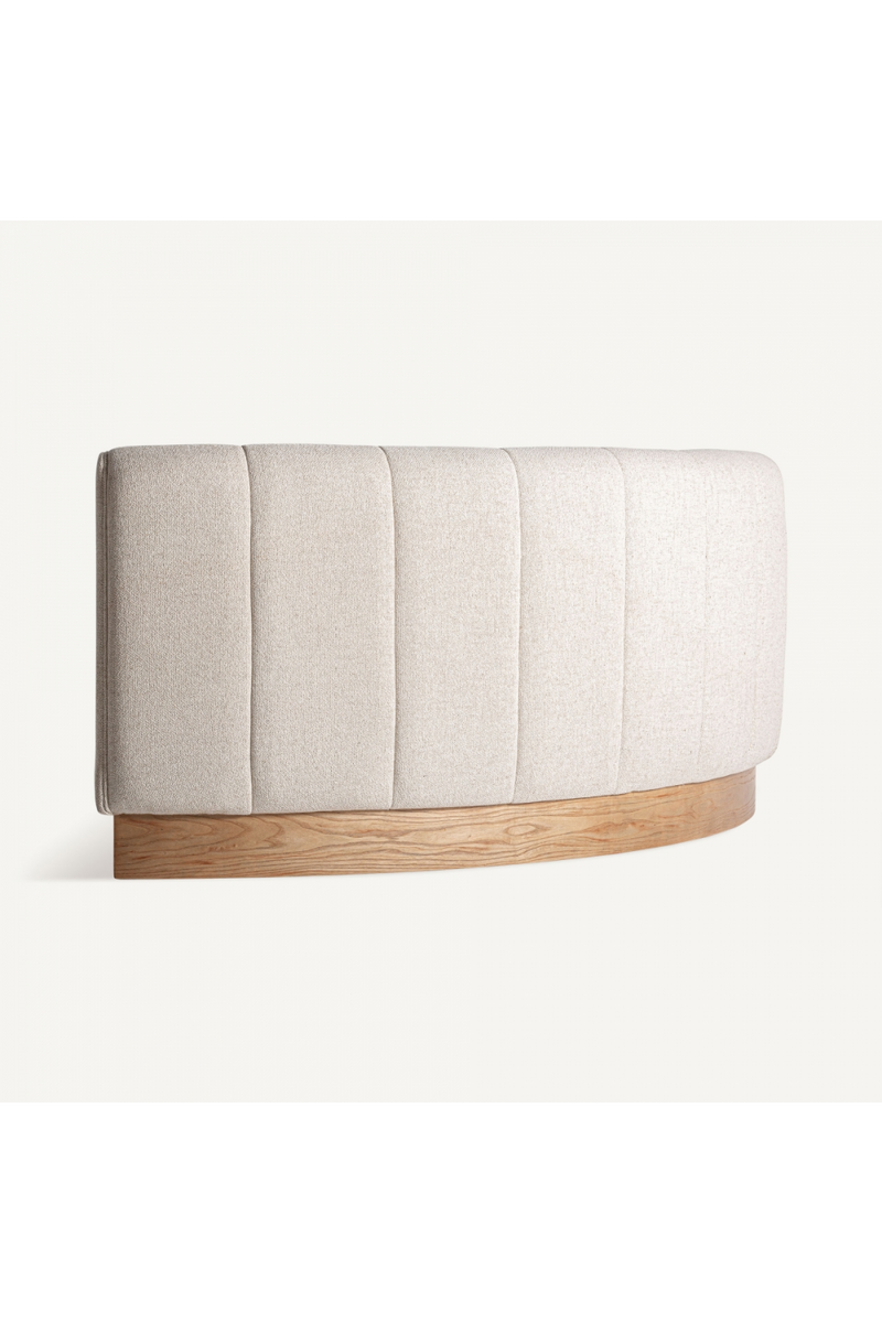 Beige Channeled Central Sofa | Vical Home Lurcy | Woodfurniture.com