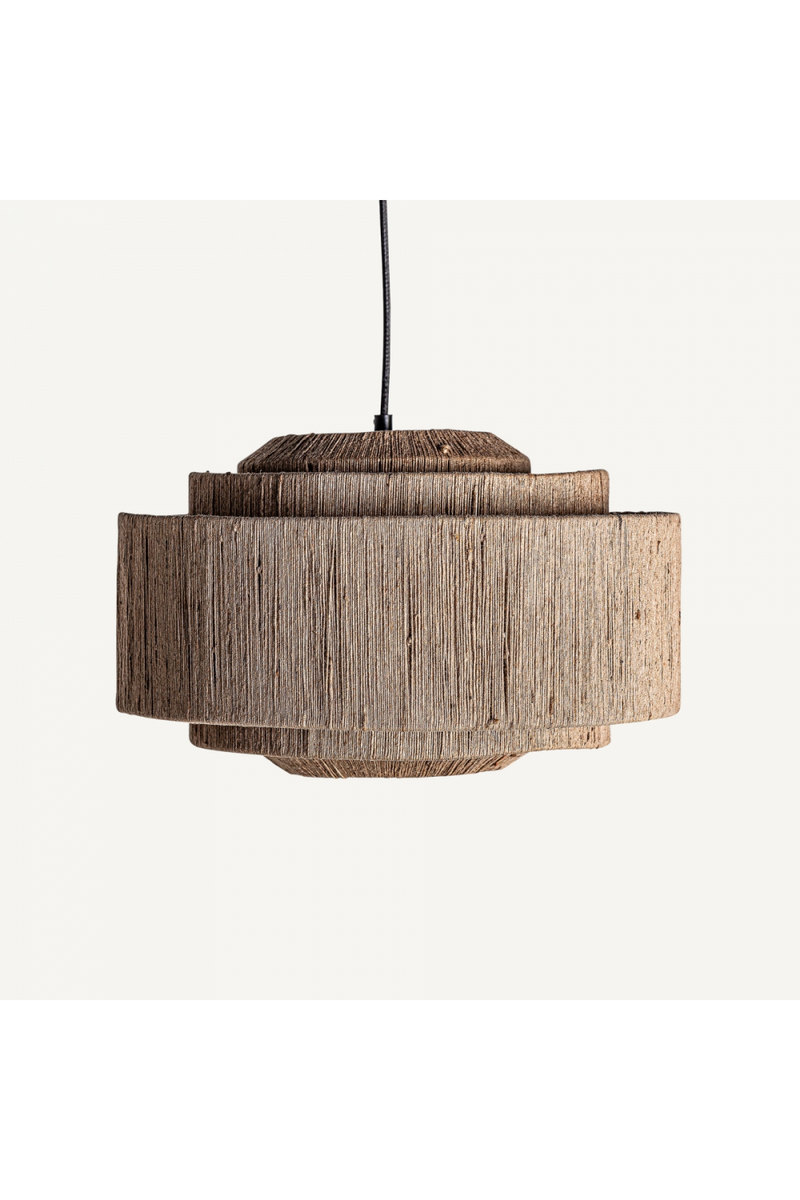 Brown Jute Pendant Light | Vical Home | Woodfurniture.com