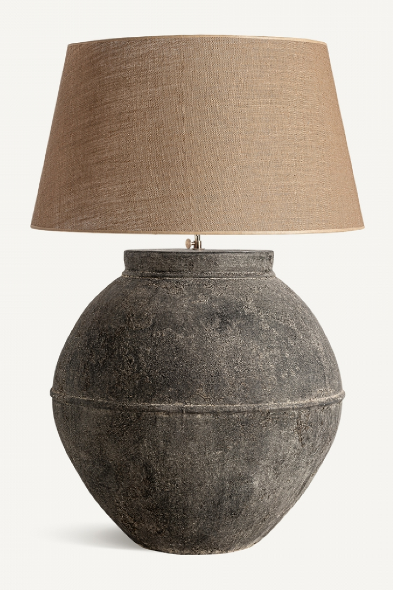 Gray Terracotta Table Lamp | Vical Home | Woodfurniture.com