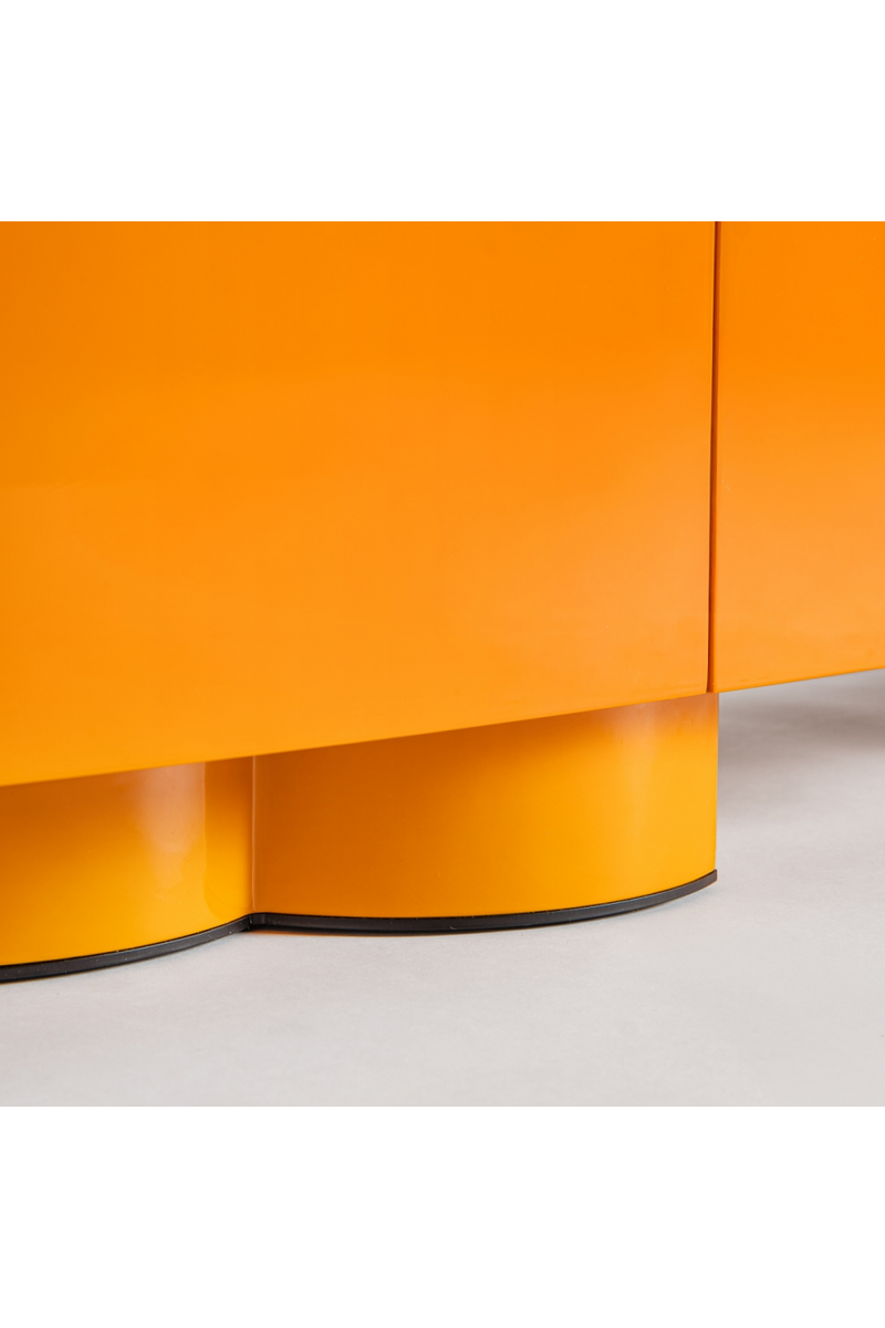 Orange 4-Door Media Unit | Vical Home Mirkov | Woodfurniture.com