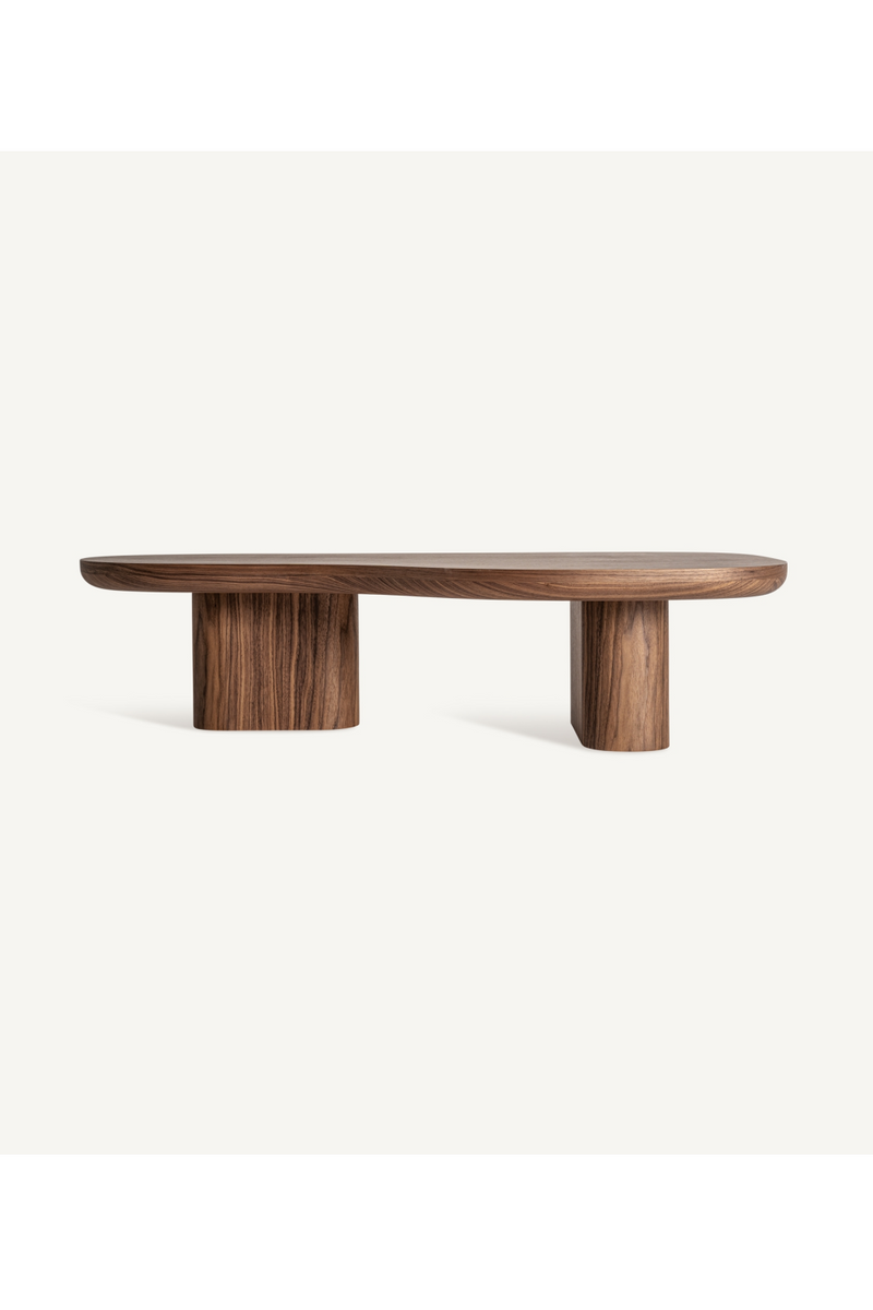 Organic-Shaped Wooden Coffee Table | Vical Home Dubí | Woodfurniture.com