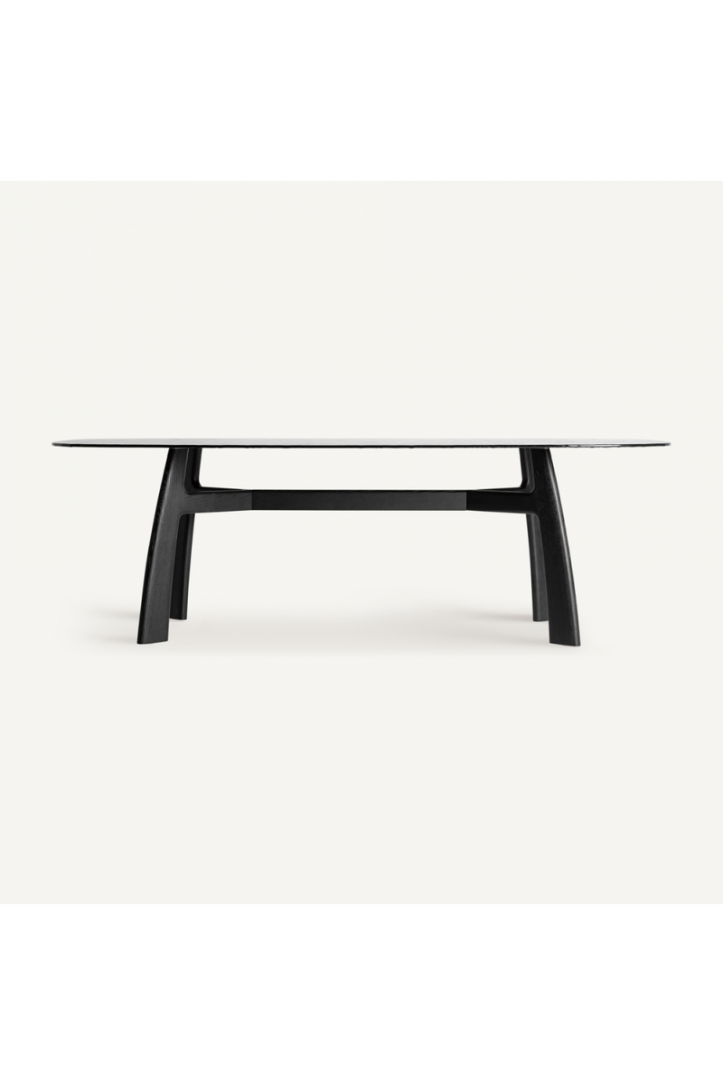 Black Ash Wood Dining Table | Vical Home Suchdol | Woodfurniture.com