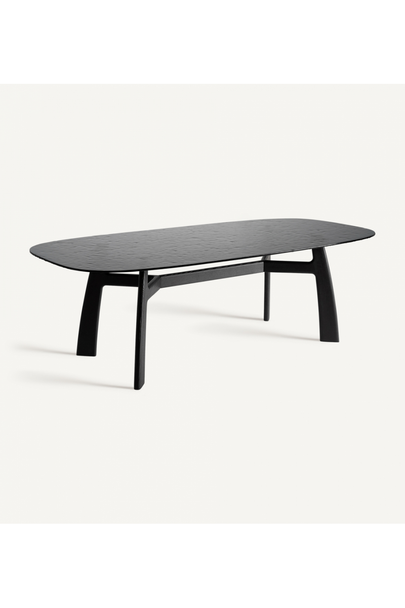 Black Ash Wood Dining Table | Vical Home Suchdol | Woodfurniture.com