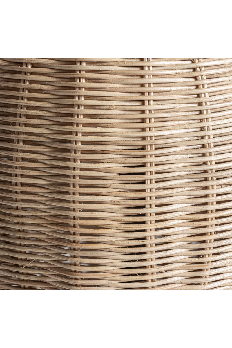 Stacked Rattan Boho Floor Lamp | Vical Home Tekax | Woodfurniture.com