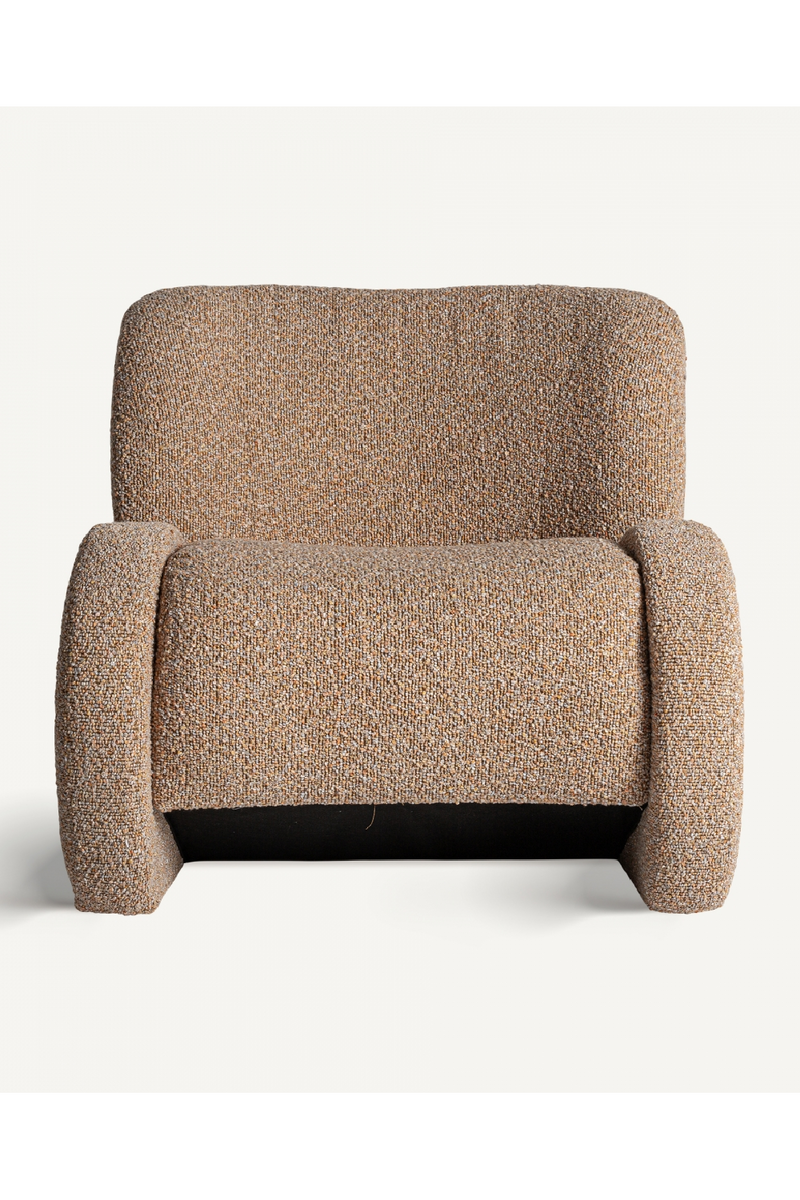 Brown Chunky Lounge Armchair | Vical Home Ibsen | Woodfurniture.com